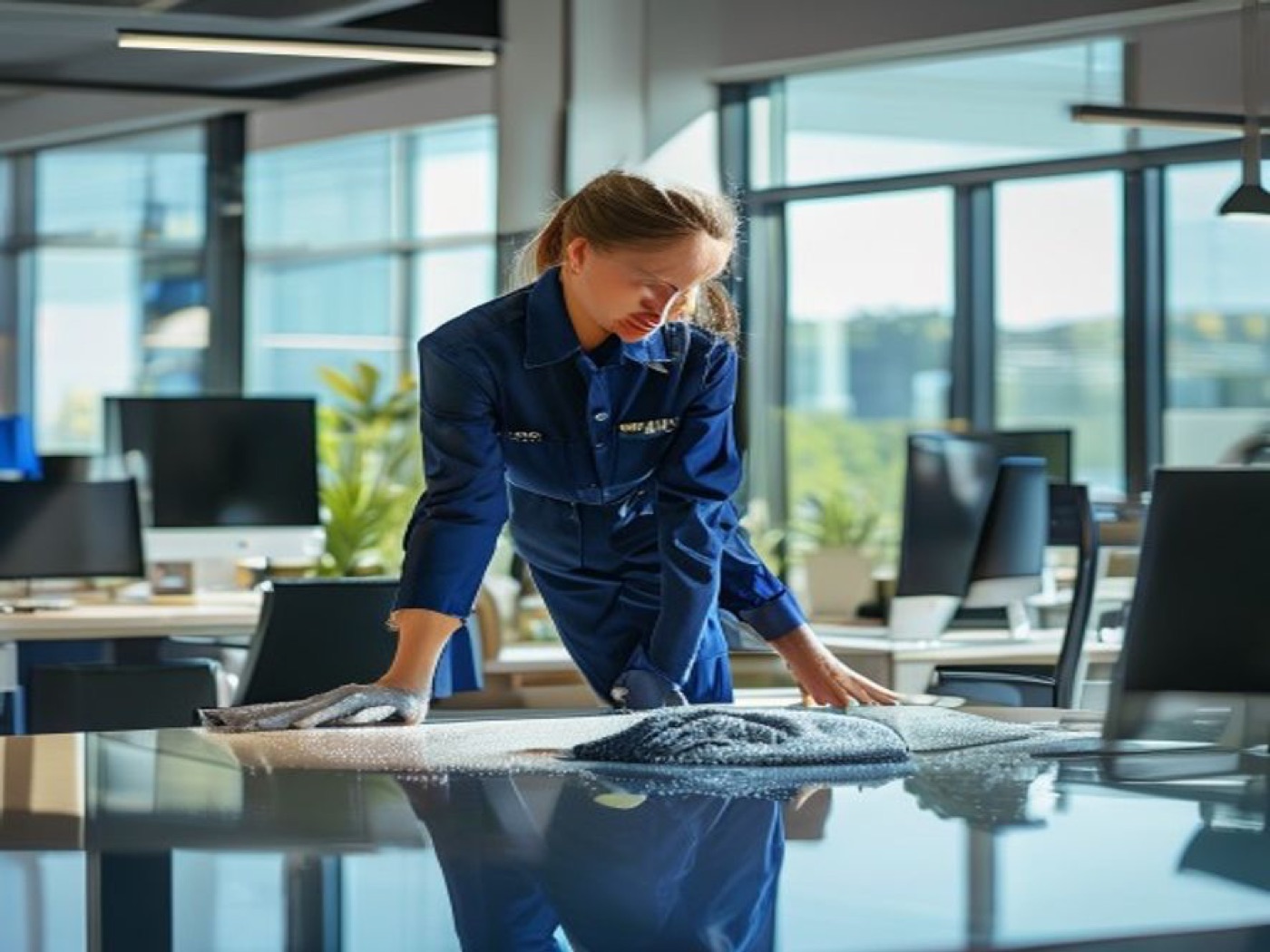 Bürogebäude mit Glasfassade in Karlsruhe